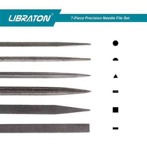 Libraton Needle File Set Interchangeable, Small Files, Mini Files, Wood ...