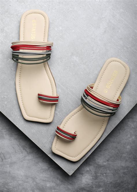 Get Open Toe Women Flats Slippers at ₹ 649 | LBB Shop