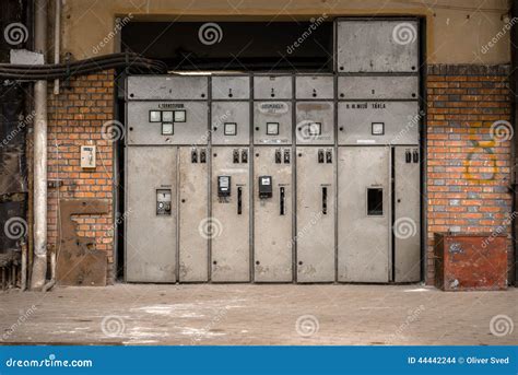 Electricity Distribution Hall in Metal Industry Stock Photo - Image of metal, dark: 44442244