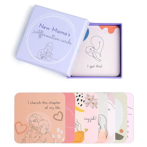 Ariond 31 New Mom Affirmation Cards for Post Partum/Postpartum Self ...