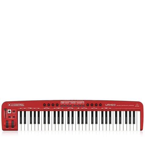 Behringer U-Control UMX610 61-Key USB/MIDI Controller Keyboard with USB ...