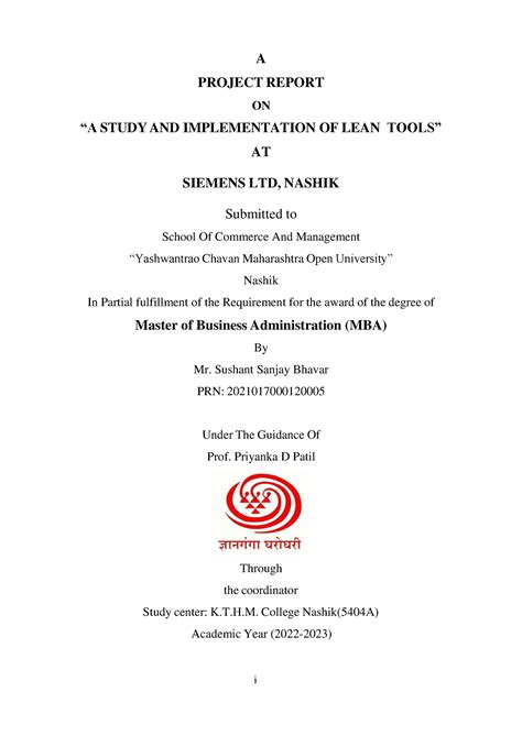 Ycmou Final Project Report (Sushant Bhavar) - i ####### A ...