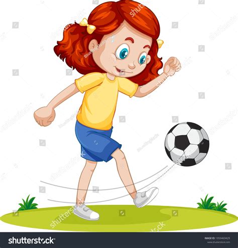 Girls Football Cartoon 的图像结果