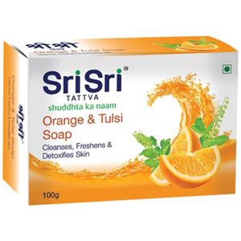 Sri Sri Tattva Orange & Tulsi Soap – Fetch N Buy