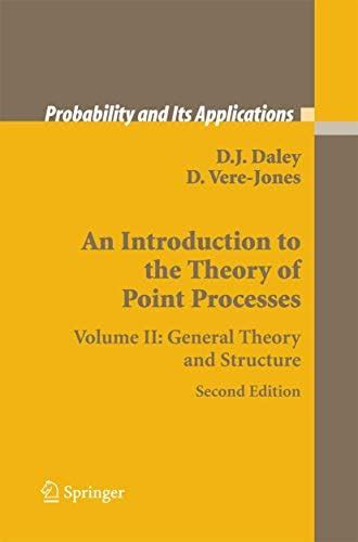 Buy An Introduction to the Theory of Point Processes: General Theory ...