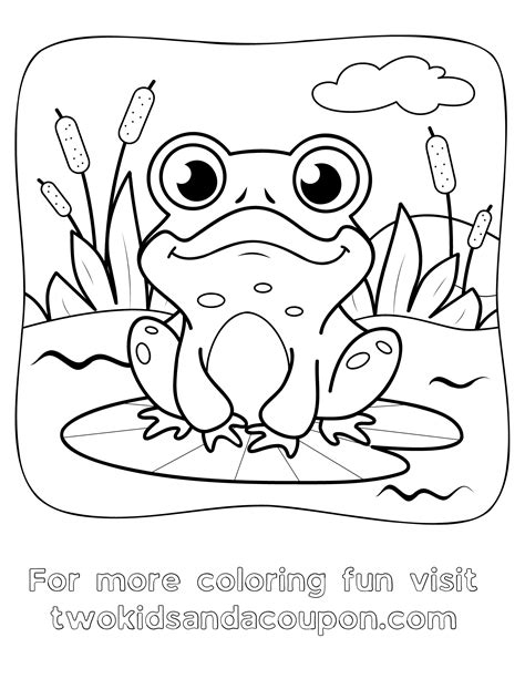 Fun Frog Facts and Free Frog Coloring Pages