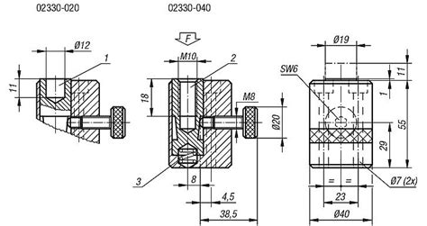 Support elements cylindrical | norelem