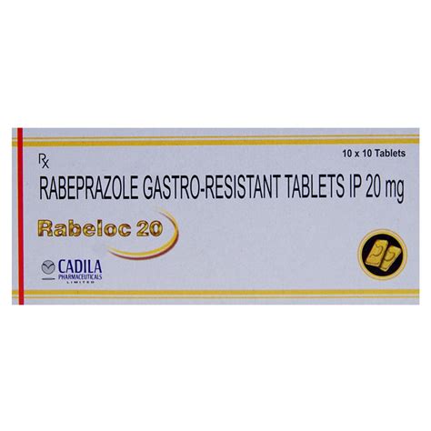 Rabeloc 20 Tablet 10's Price, Uses, Side Effects, Composition - Apollo ...