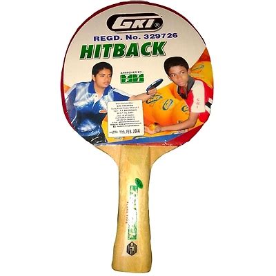 GKI Hitback Table Tennis Racquet | buy table tennis bat - Buy the Best ...