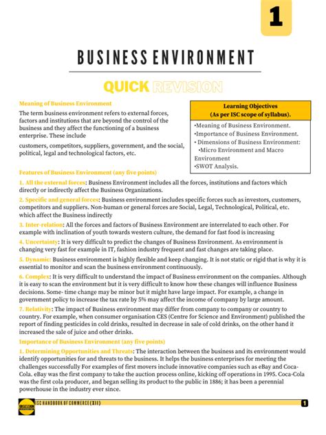 Image result for Types of Business Environment PDF