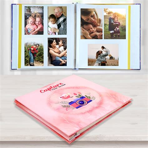 Sehaz Artworks Auto Stick Album | Self Adhesive Photo Album Book for ...