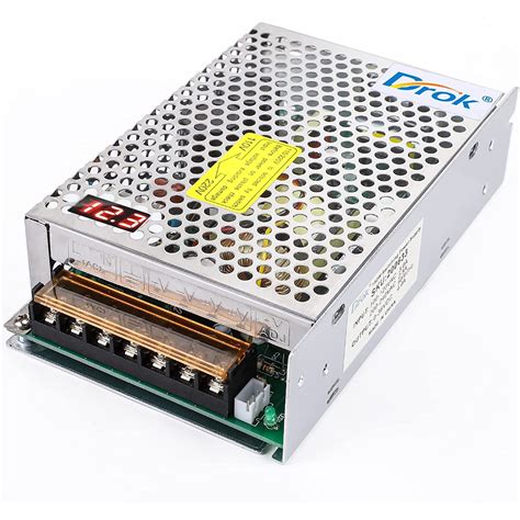 DROK 36V Power Supply, AC 110V 220V to DC 0-36V 4A 150W Buck Converter, Adjustable Variable LED ...