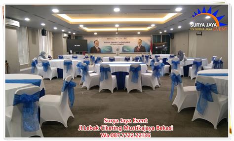 Sewa Meja Bulat Lengkap Dengan Cover Kualitas Terbaik