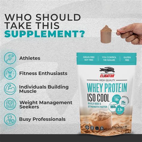 Eligator Whey Protein ISO Cool - 4.4lbs, (2 kg) – Eligator Nutrition