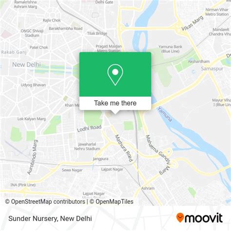 How to Get to Sunder Nursery in Delhi by Bus, Metro or Train?