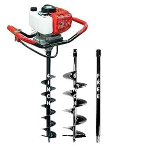 DVI 52CC Heavy Duty Earth Auger Machine with 2 Stroke Petrol Engine for ...