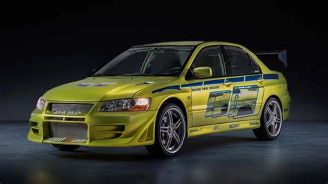 Paul Walker's Iconic Movie Cars, Including the "2 Fast 2 Furious" Evo ...