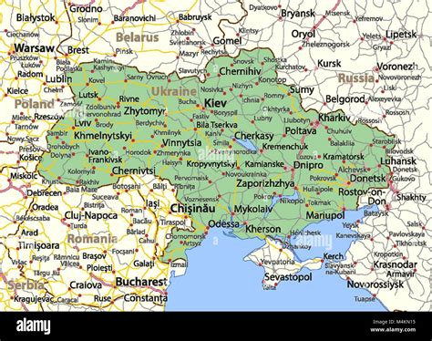 Map Of Ukraine High Resolution Stock Photography and Images - Alamy