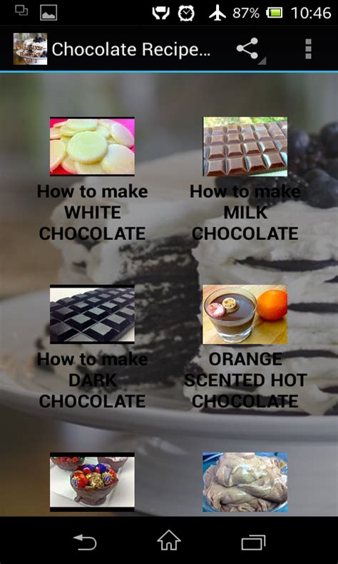 Chocolate Recipes Videos Vol 2 - App on Amazon Appstore