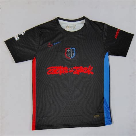 FCB x travis scott 2024/25 -AWAY- HALF SLEVEE -EMBROIDERY – Ten sports