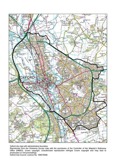 Oxford Borough Map at George Moss blog
