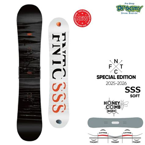 25-26 FNTC エフエヌティーシー SSS Vダブルキャンバーモデル ハニカム グラトリ ソフトフレックス シンタードソール 超軽量 ...