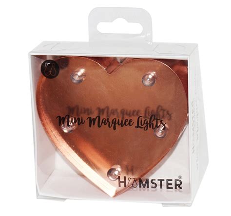 Beautiful Heart Shaped Mini Marquee LED Light by Hamster London ...