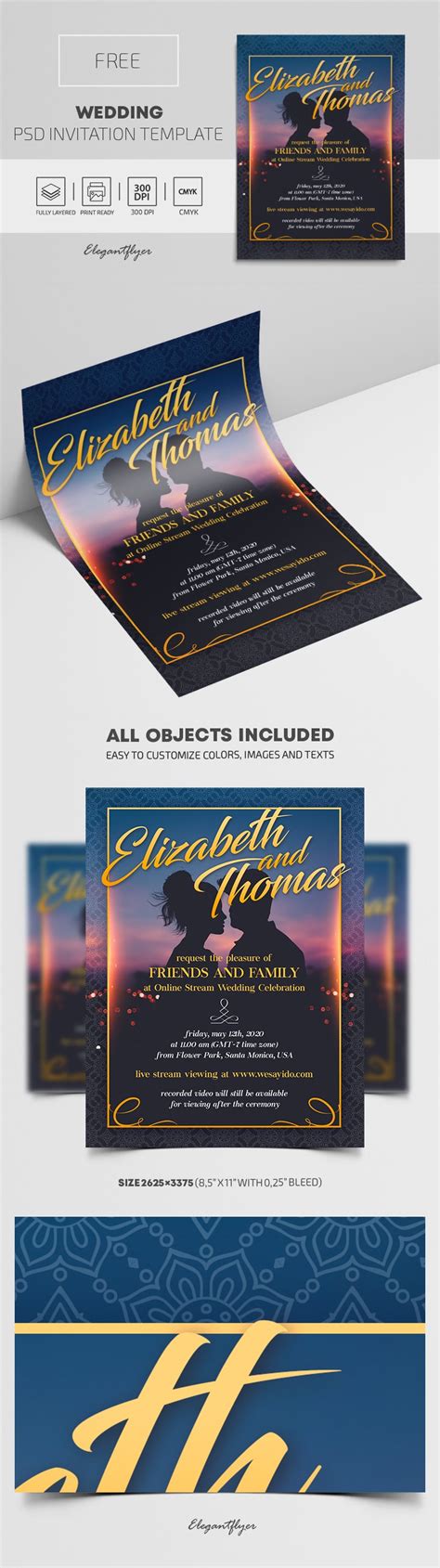 Image result for Wedding Invitation PSD File Free Download