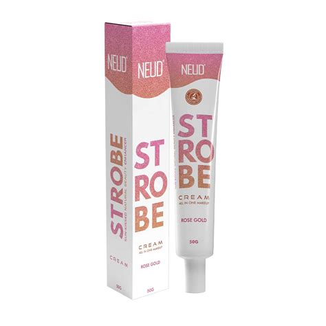 NEUD Strobe Cream Rose Gold 50g with Cocoa Butter, Hyaluronic Acid