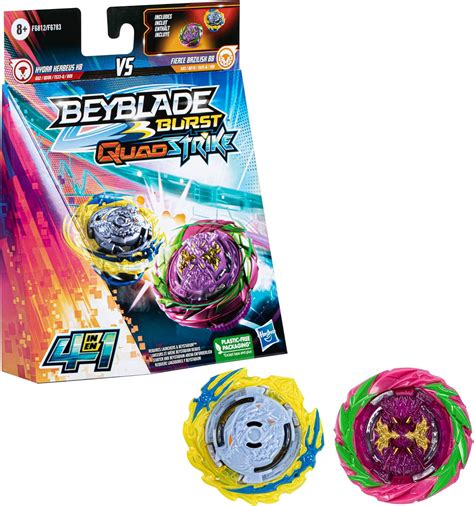Beyblade Burst QuadStrike Fierce Bazilisk B8 e Hydra Kerbeus K8 ...