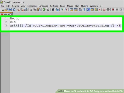 Image result for How to Make Batch File Auto Close