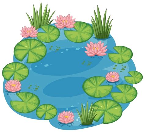 Lily Pad Cartoon Images - Free Download on Freepik