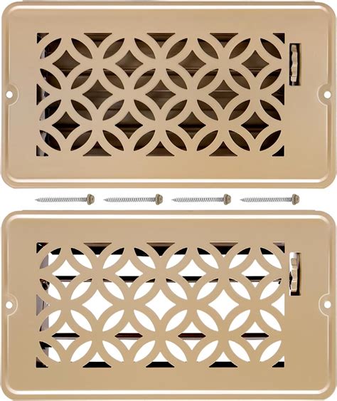 Floor Vent Covers, Floor Register 4x8, 2 Pack Adjustable Decorative ...