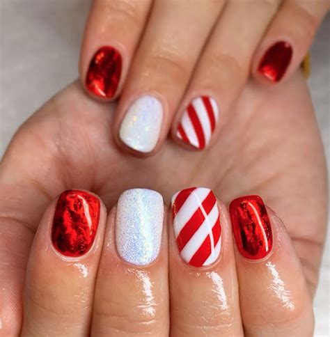 cute christmas nails designs