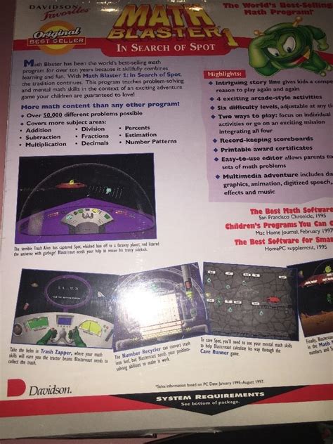 Image result for CD-ROM Math Blaster