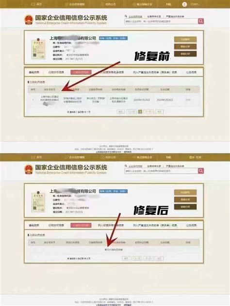 企业信用修复的标准和流程_公示_平台_经营