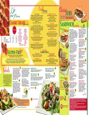 Kids Menu Forms and Templates - Fillable & Printable Samples for PDF ...