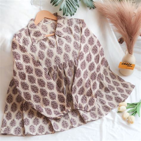 Autumn leaf Top Short Kurti – CrazyWahNar