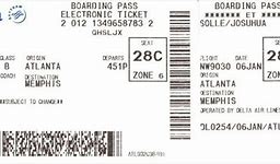 Image result for Flight Number Boarding Pass
