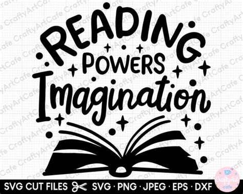 Reading Reader Svg Pnf Eps Dxf Cut File Cricut Sublimination - Etsy India