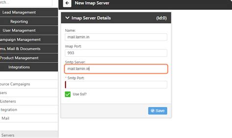IMAP email integration with Laminin : Laminin