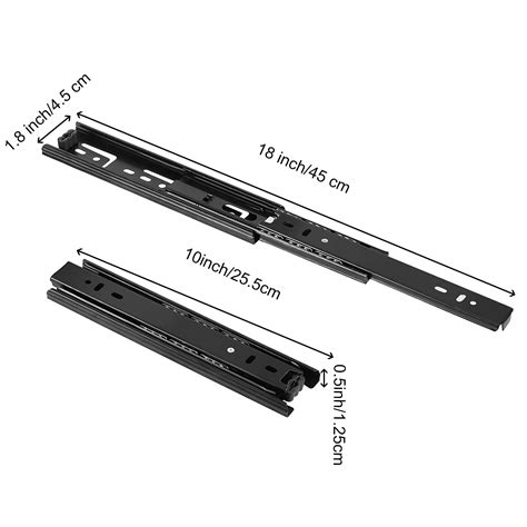 Snapklik.com : HOIGON 5 Pair 10 Inch Full Extension Drawer Slides ...