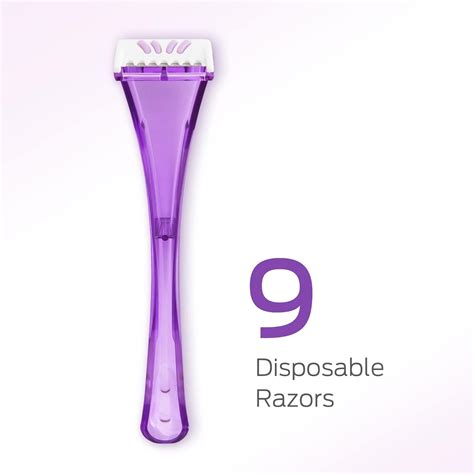 Buy Schick Silk Bikini Razor, 9 Count | Bikini Shaver, Pubic Hair Razor ...