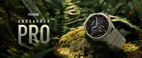Noise Endeavour Pro Outdoor Rugged Military Smart Watch, Titanium Alloy ...
