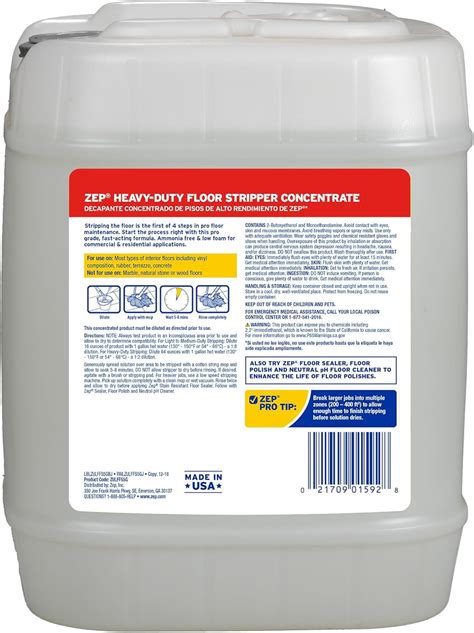 Heavy-Duty Floor Stripper Ammonia Free Concentrate - 5 Gallon (1 Pail ...