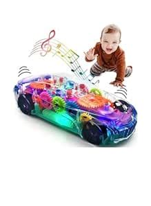 ABR Mall 3D Transparent Car with 360 Degree Rotation Gear Simulation ...