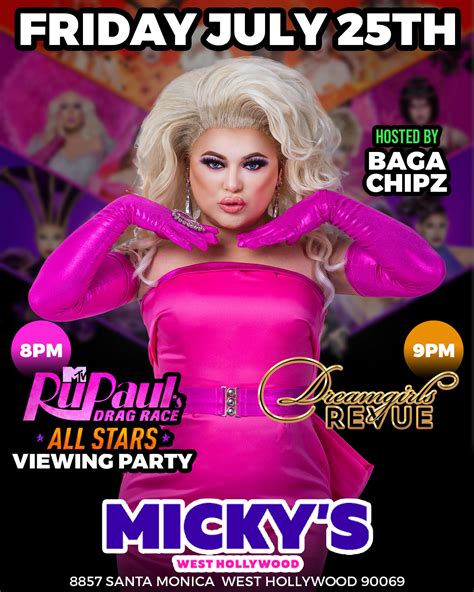 RuPaul’s Drag Race Viewing Party - 7/25 - Micky's West Hollywood