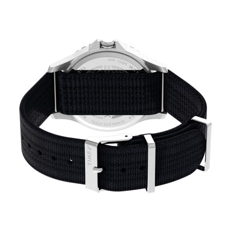 Navi XL 41mm Fabric Slip-Thru Strap Watch