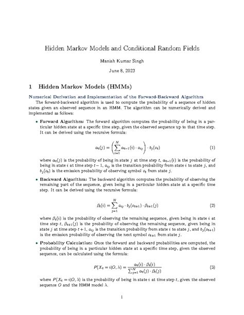 NLP Unit IV - Lecture Notes on HMMs, CRFs, and SMT Techniques - Studocu