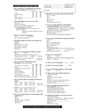 Fillable Online biostat wisc ptlong, version 5: 5-2-2000 PATIENT ...